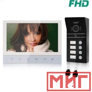 Фото 10 - Видеодомофон с экраном HD 7-дюймовый монитором.